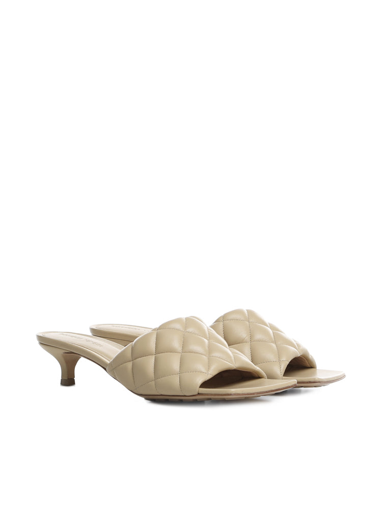 Bottega Veneta Sandals Beige Lambskin