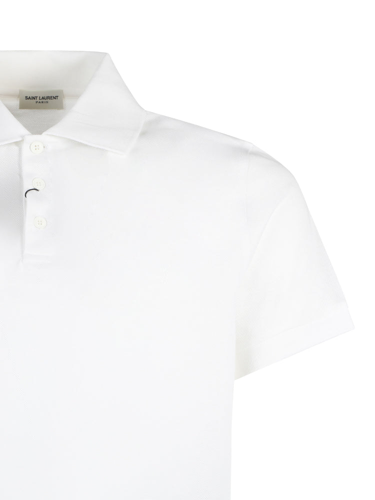 Saint Laurent T-Shirts And Polos White Cotton