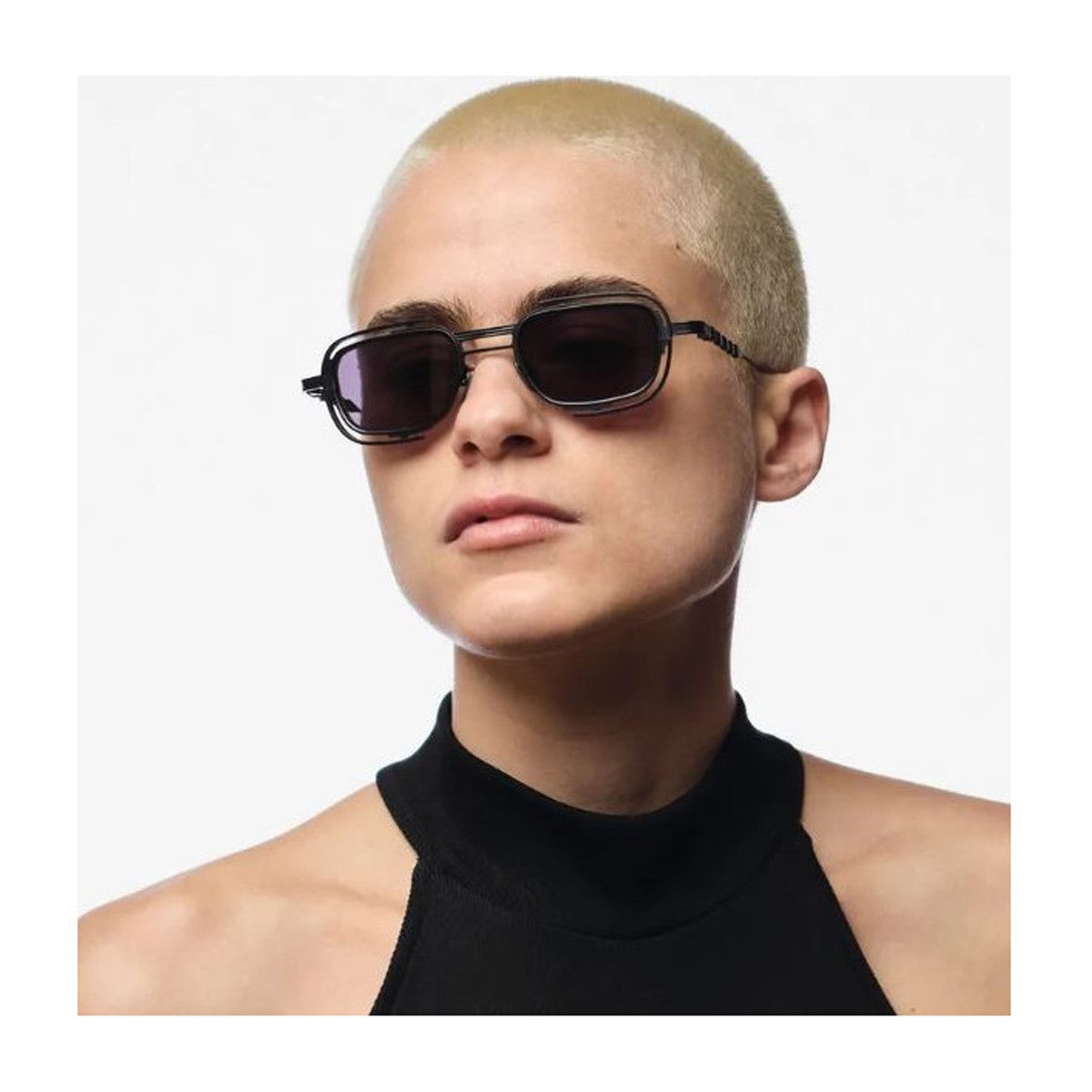 Capote Eyewear 226ac Black Titanio Sunglasses