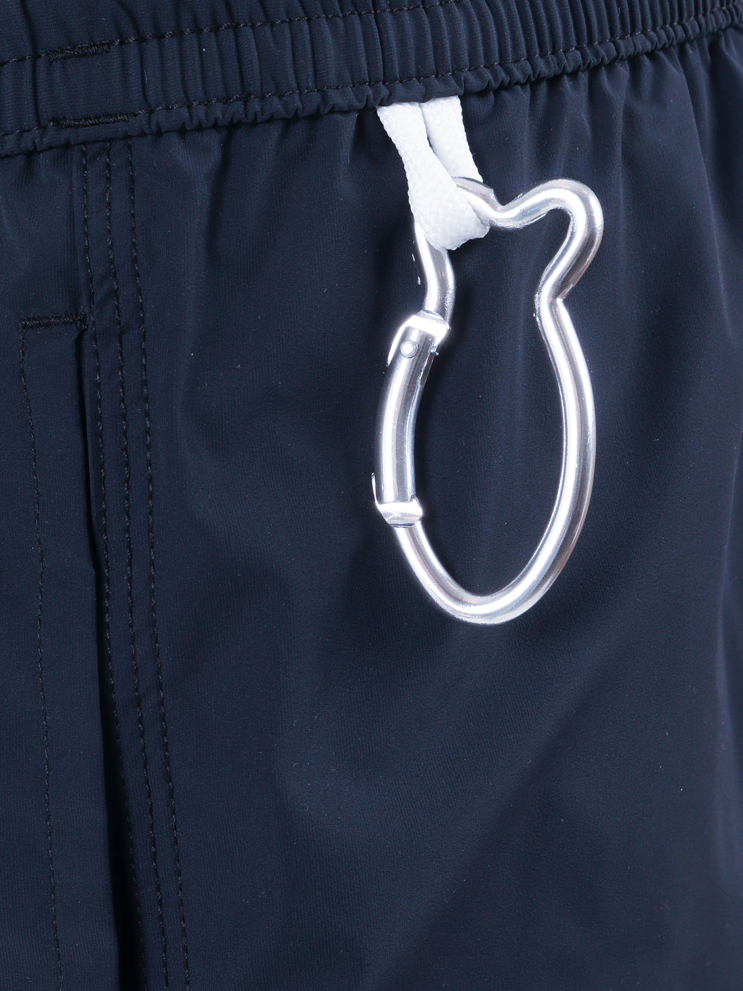 Swim Trousers Woven Fabric Man Blue Polyamide Costume