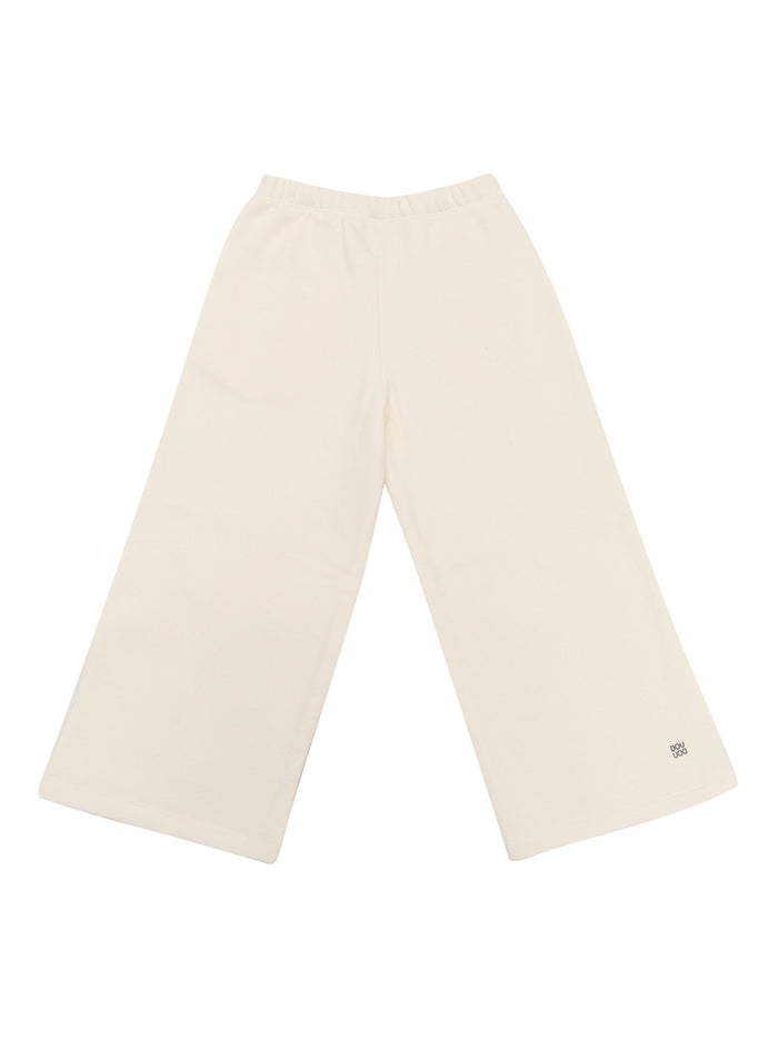 Joggers White Cotton Polyester Jogging Pant