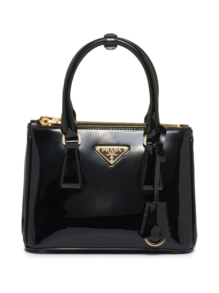 Borsa Galleria Mini In Vernice Black
