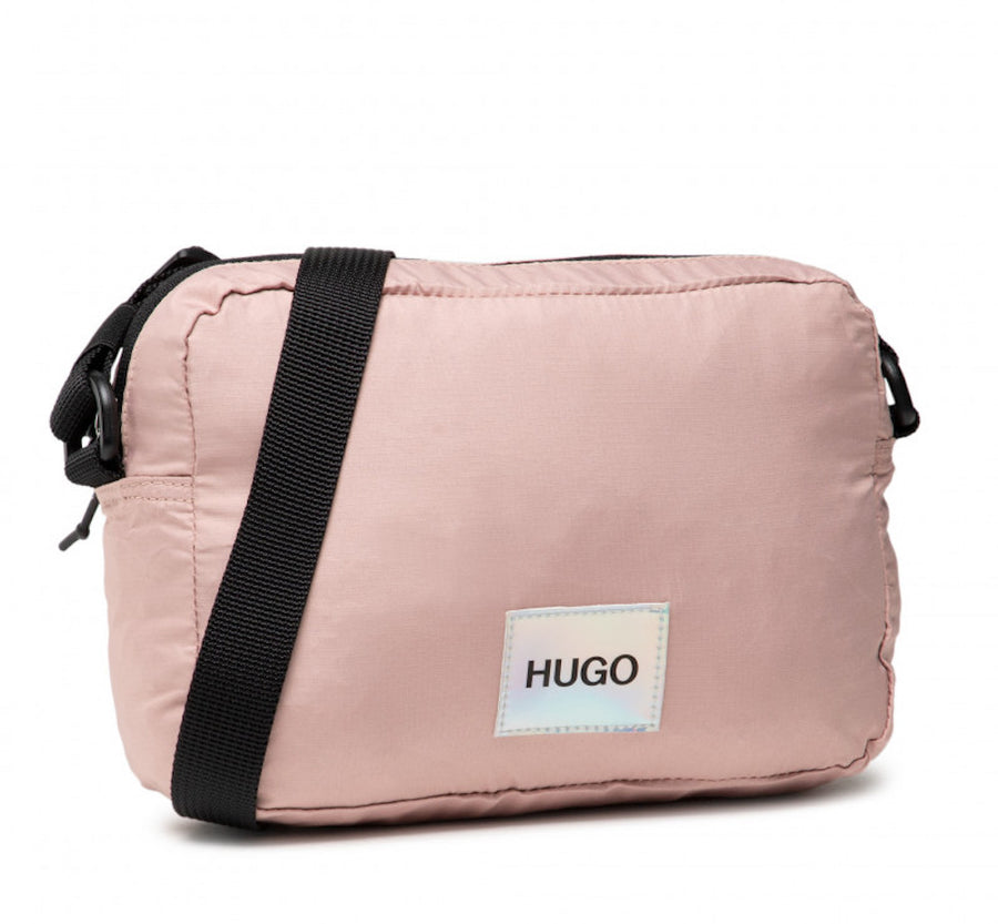 Hugo Boss Textile crossbody bag in pink