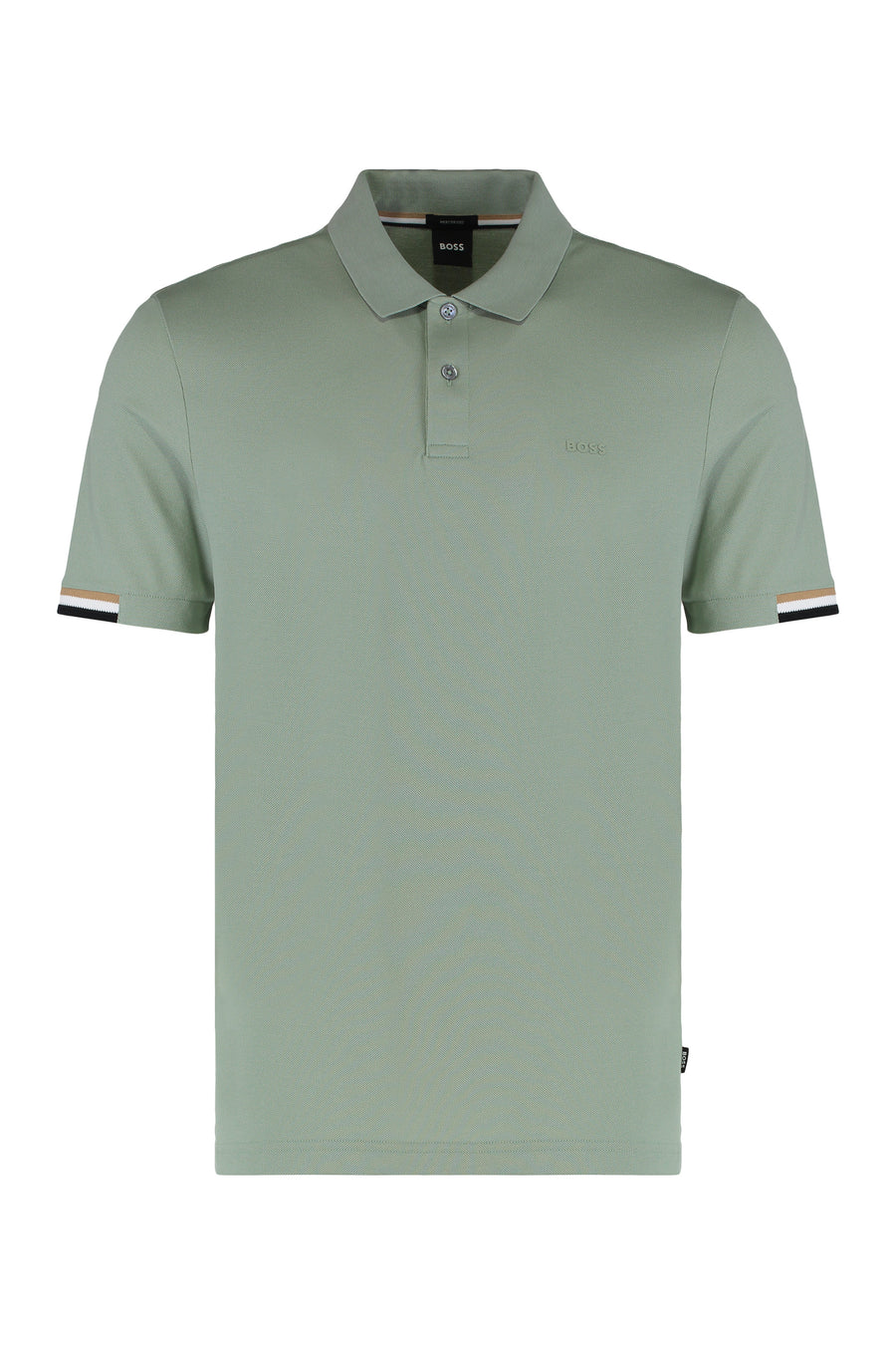 Green Casual Polo Breathable Fabric Cotton Shirts