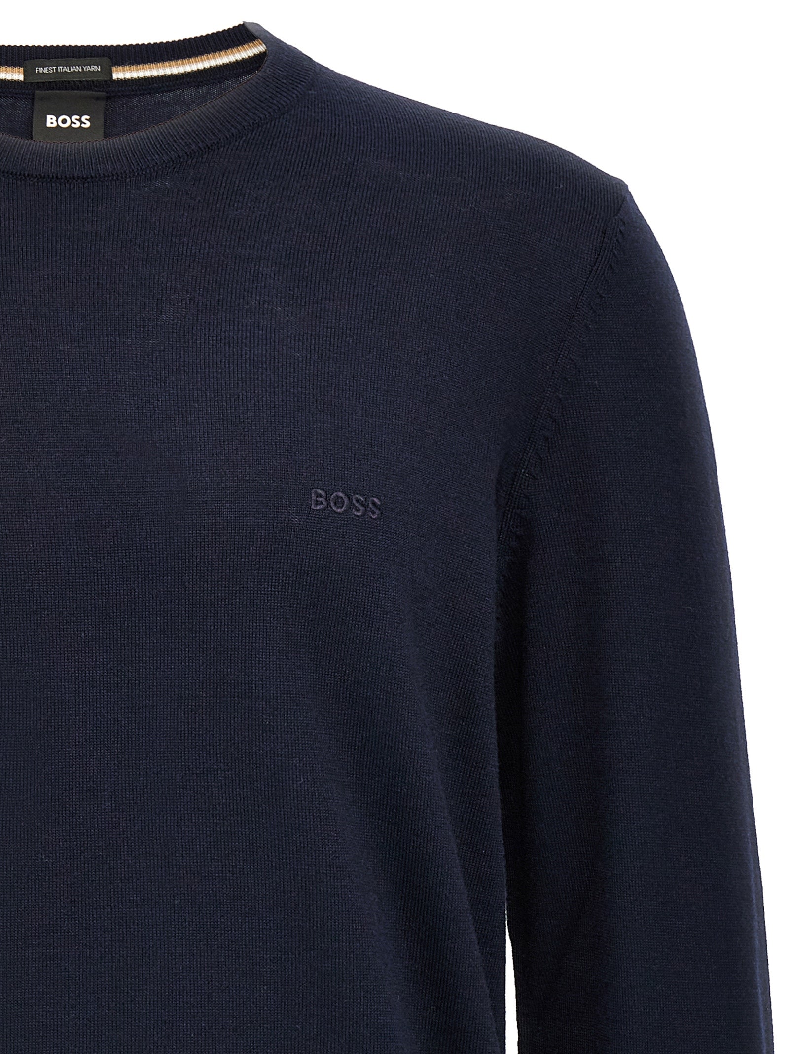 Botto-L sweater Blue Virgin Wool Sweater, Cardigans