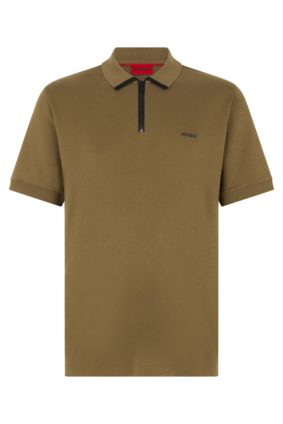 Polo Shirt Khaki Cotton