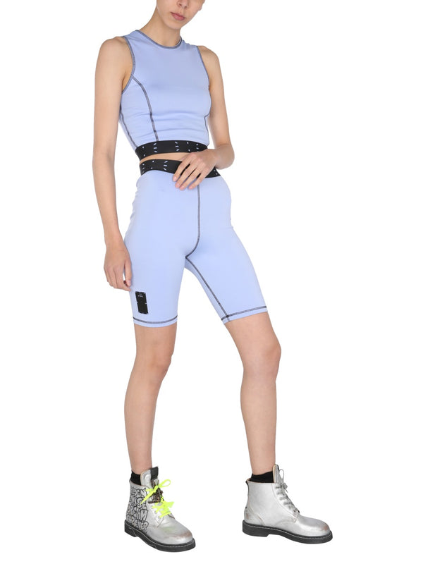 Cyclist Shorts Lilac Cotton
