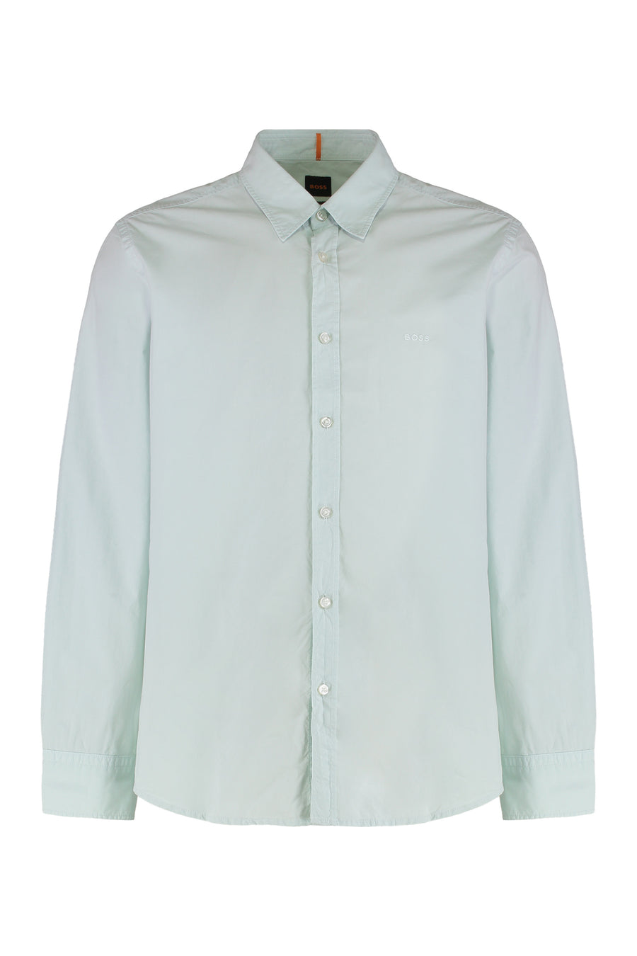 Regular Fit Cotton Poplin Shirt Light Blue