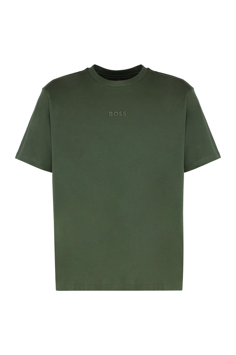 Crew Neck T-Shirt Cotton Green T-shirts