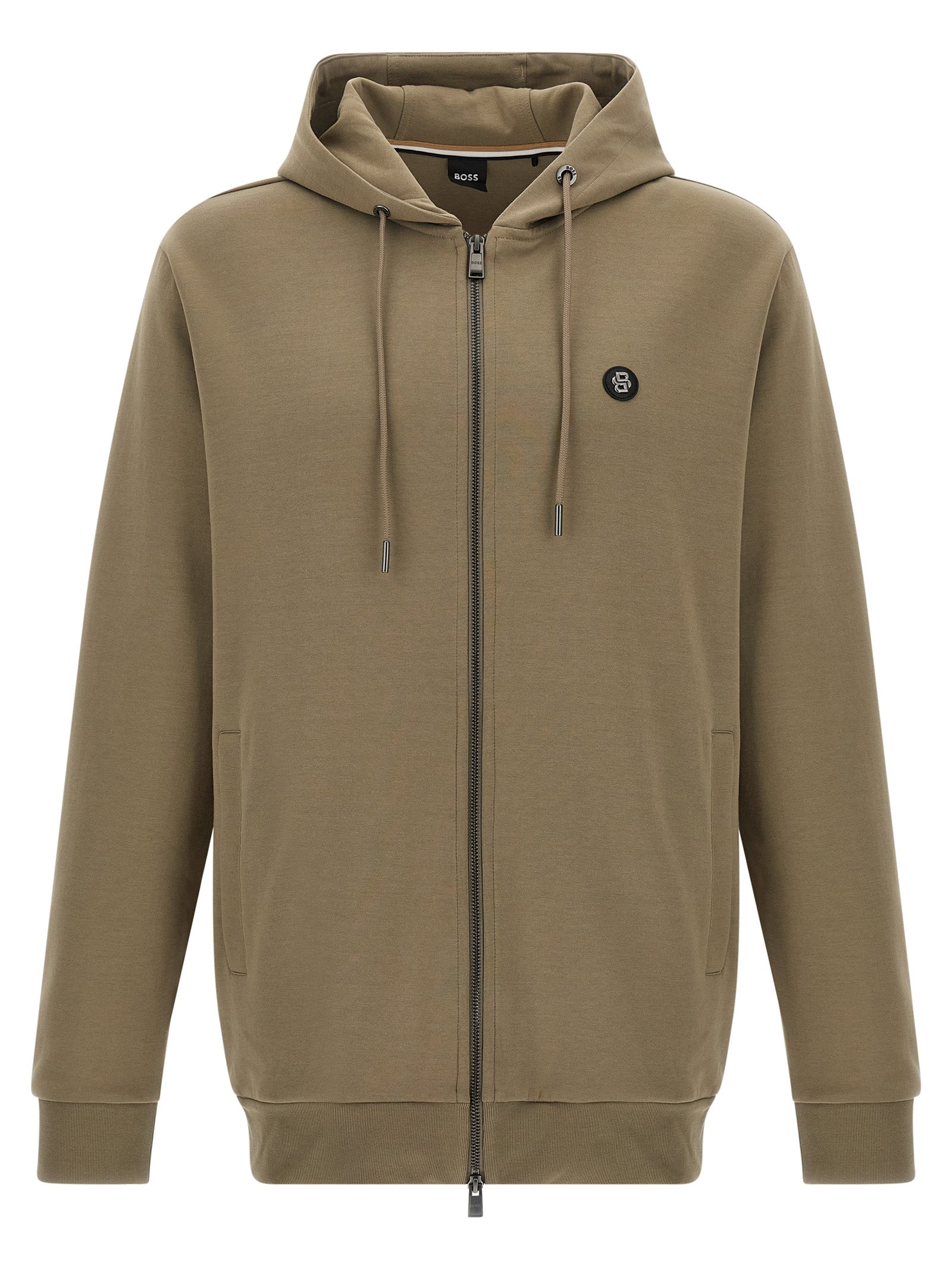 C-Spence 01 hoodie Green Cotton Sweatshirt