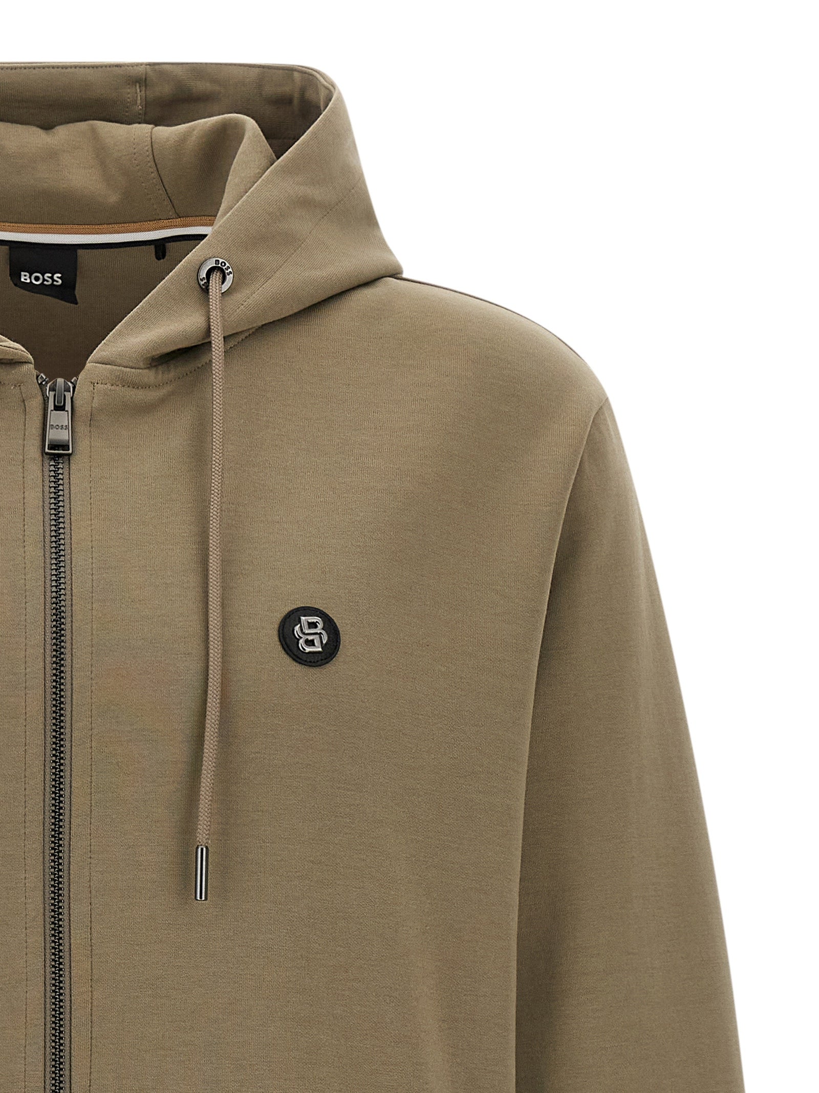 C-Spence 01 hoodie Green Cotton Sweatshirt