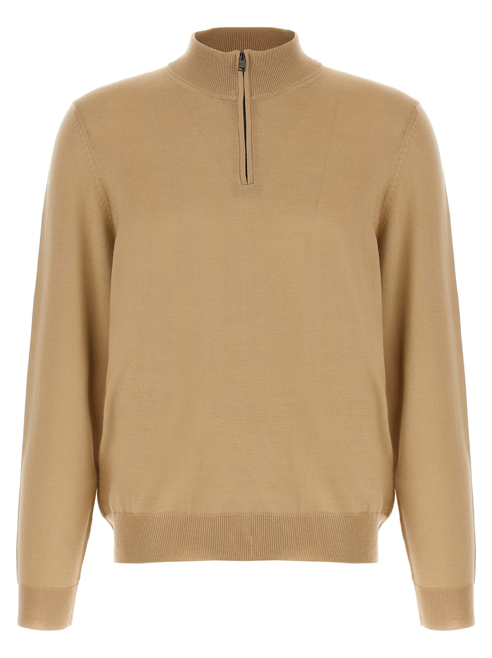 Ebenji sweater Beige Virgin Wool Sweater, Cardigans