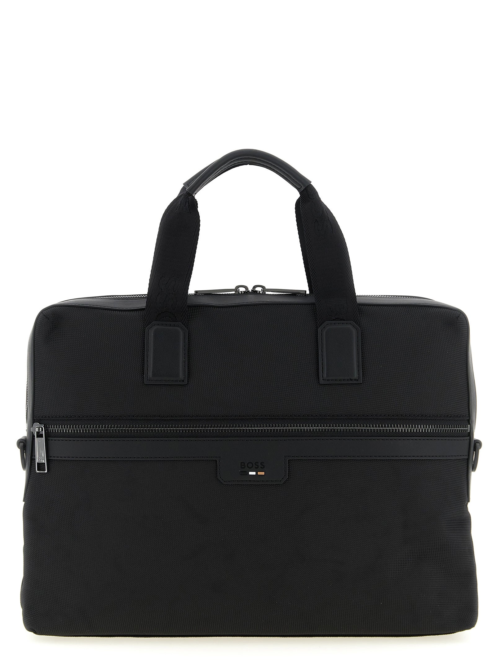 Ray Handbag Black Polyester Hand Bags