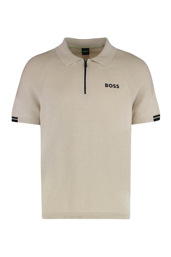Polo K Perform Max Beige Cotton Blend Lyocell Shirts