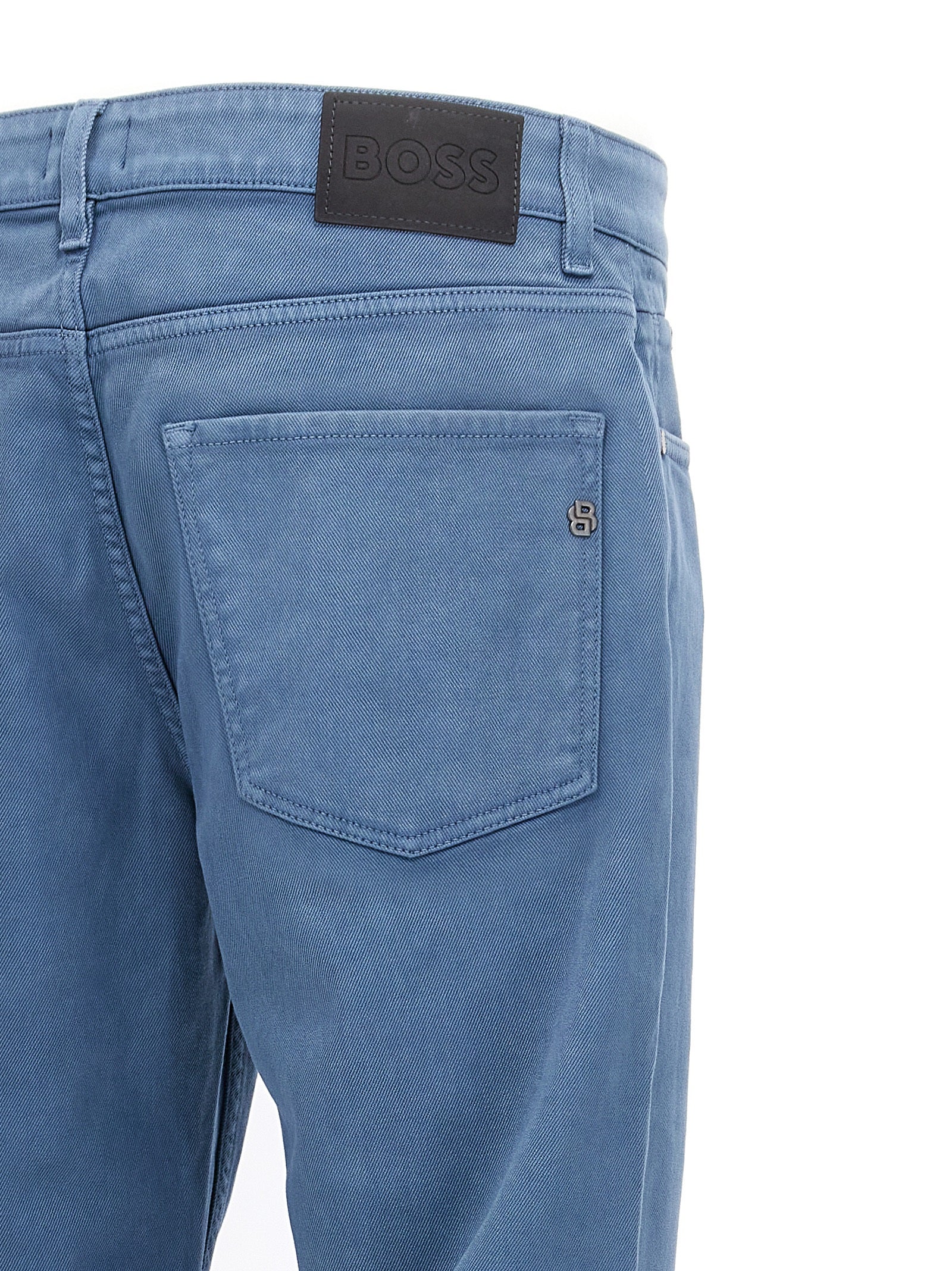 5-pocket pants Blue Cotton Jean