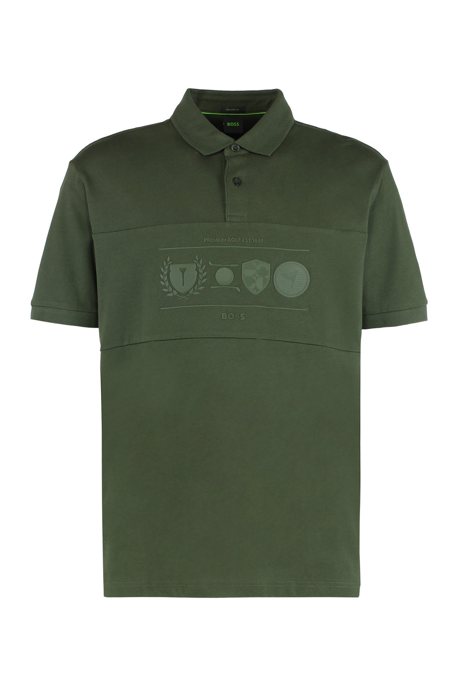 Heritage Cotton Polo Dark Green Shirts