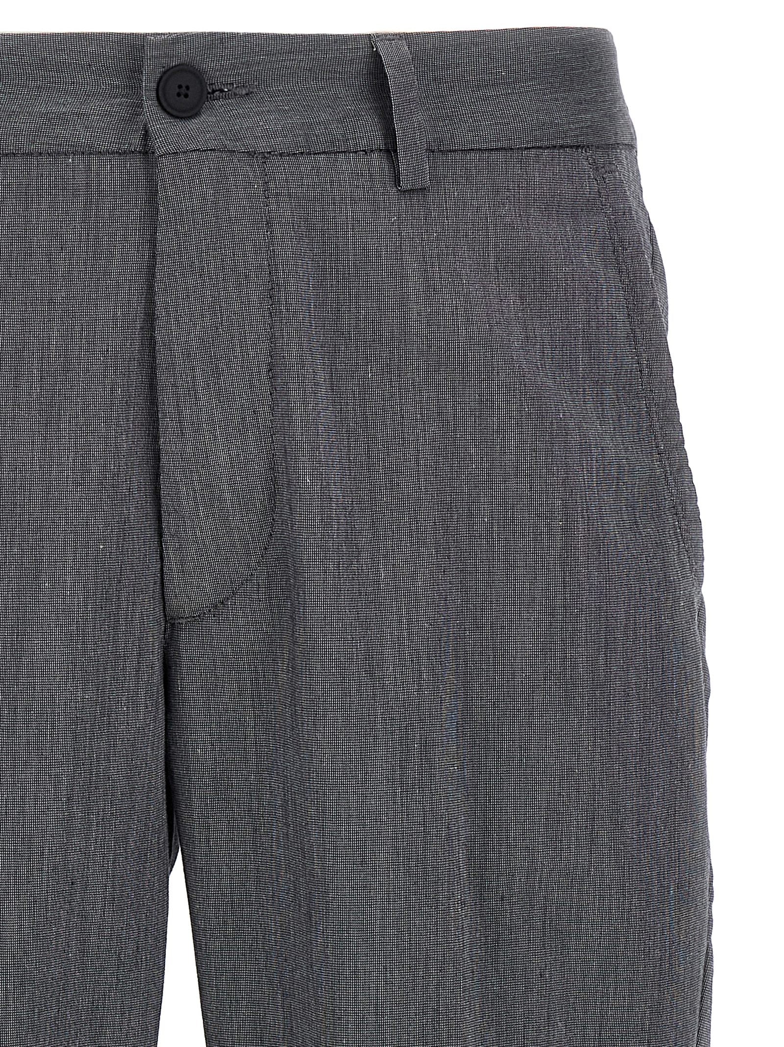 Kaiton-1 pants Blue Cotton Elastomultiester