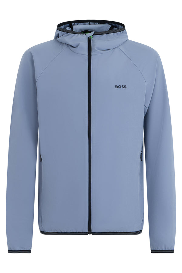 Waterproof Jacket Technical Fabric Dark Grey Polyester Raincoats