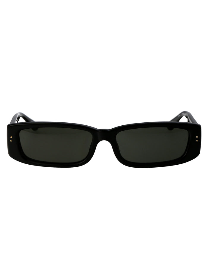 Lfl1419c1sun C1 Black/yellowgold/grey Acetate Sunglasses