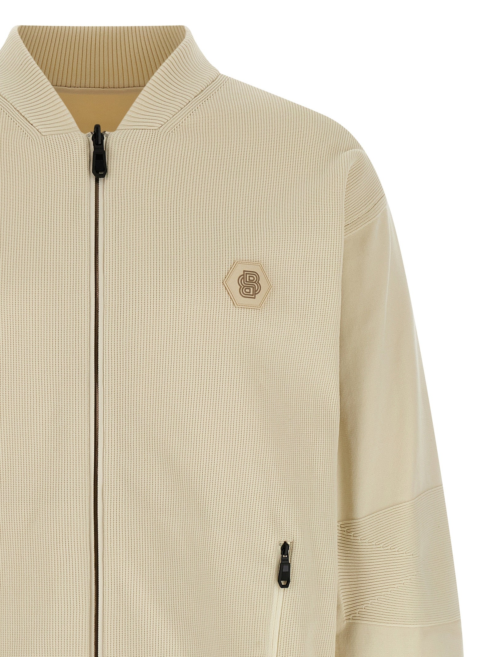 Future reversible bomber jacket Beige Polyamide Down Jacket, Parka, Casual