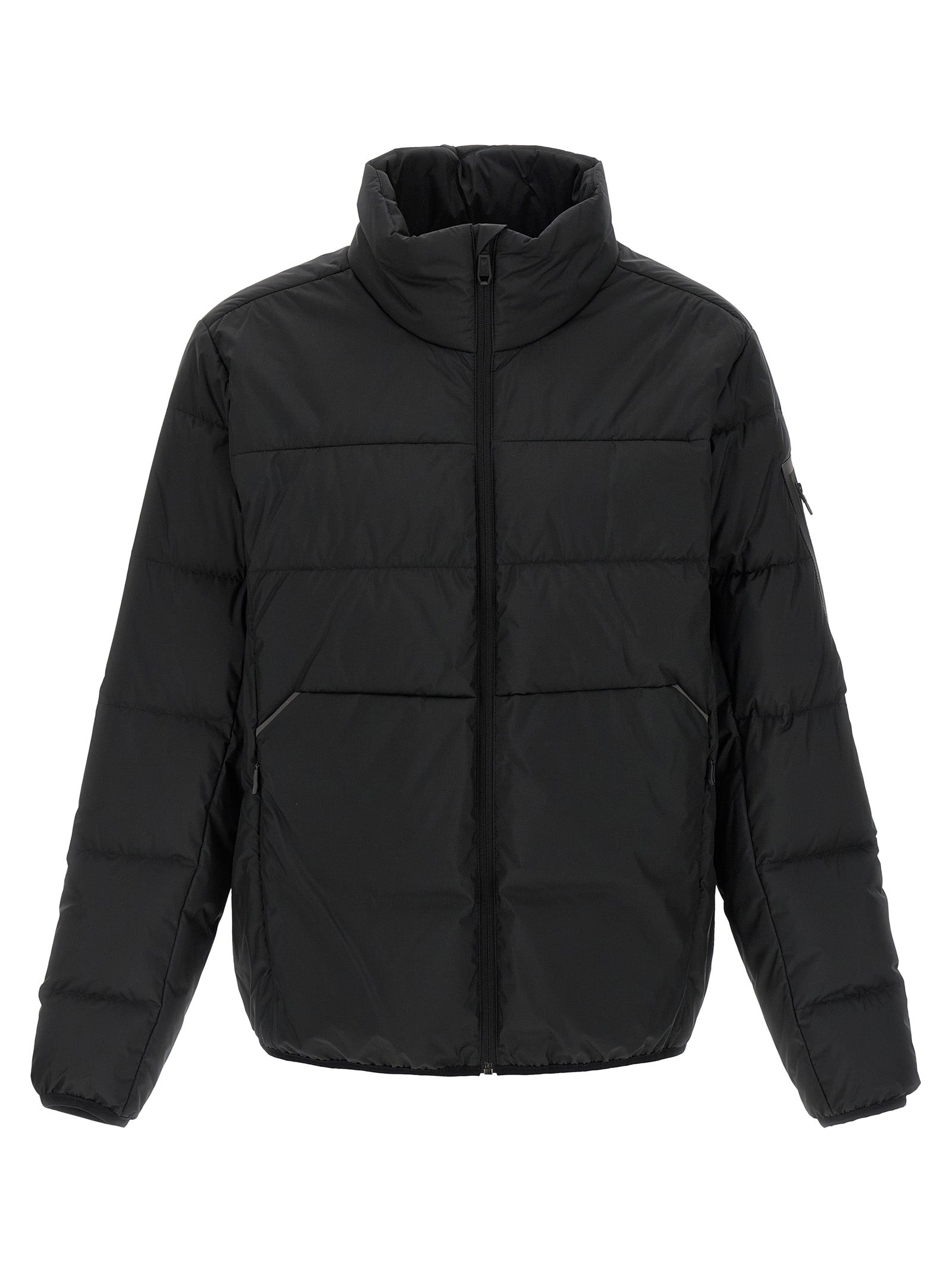 Urbanex Puffer down jacket Black Polyester Jacket, Parka, Casual