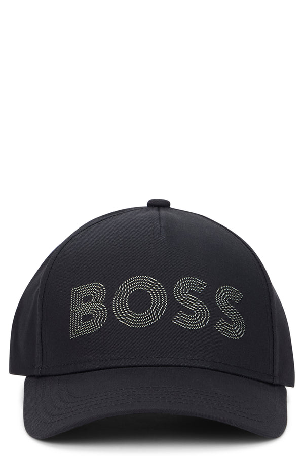 Cotton Baseball Cap Black Hat