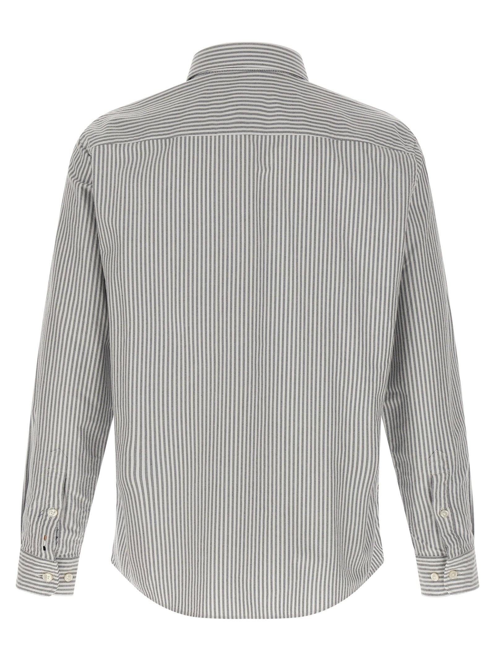 Ronan Shirt Gray Cotton Shirt, Blouse