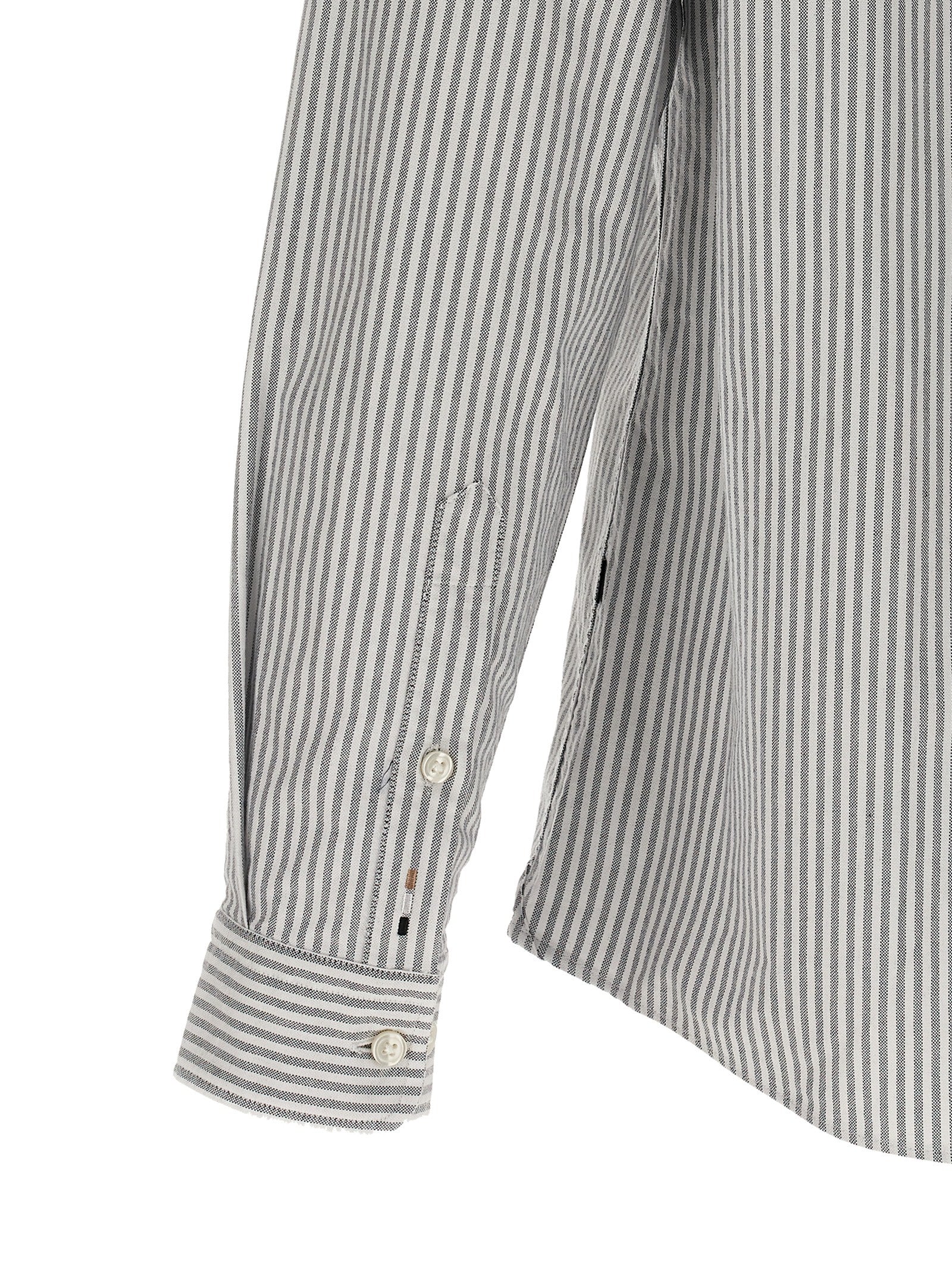 Ronan Shirt Gray Cotton Shirt, Blouse