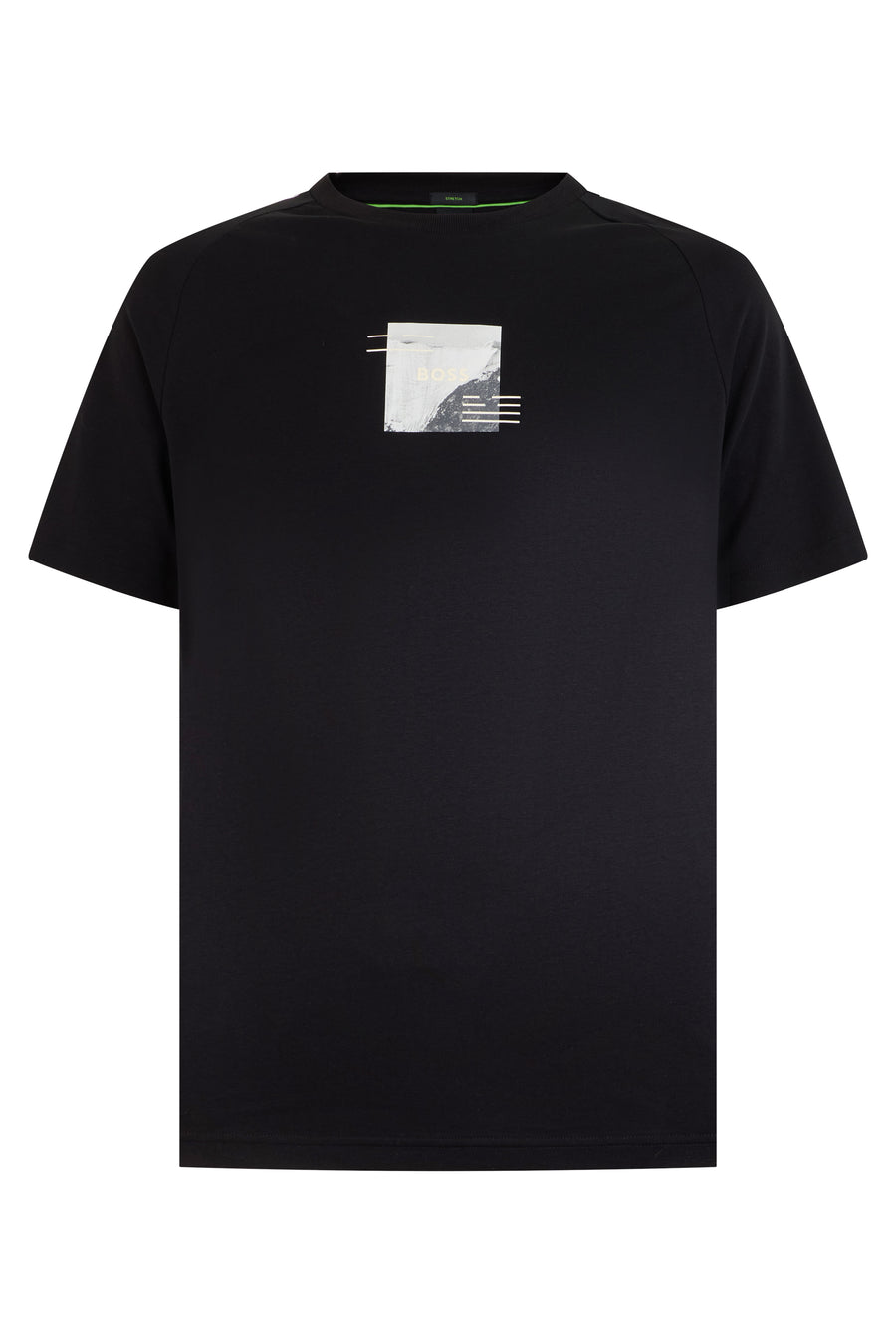 Cotton T-Shirt With Print Black T-shirts