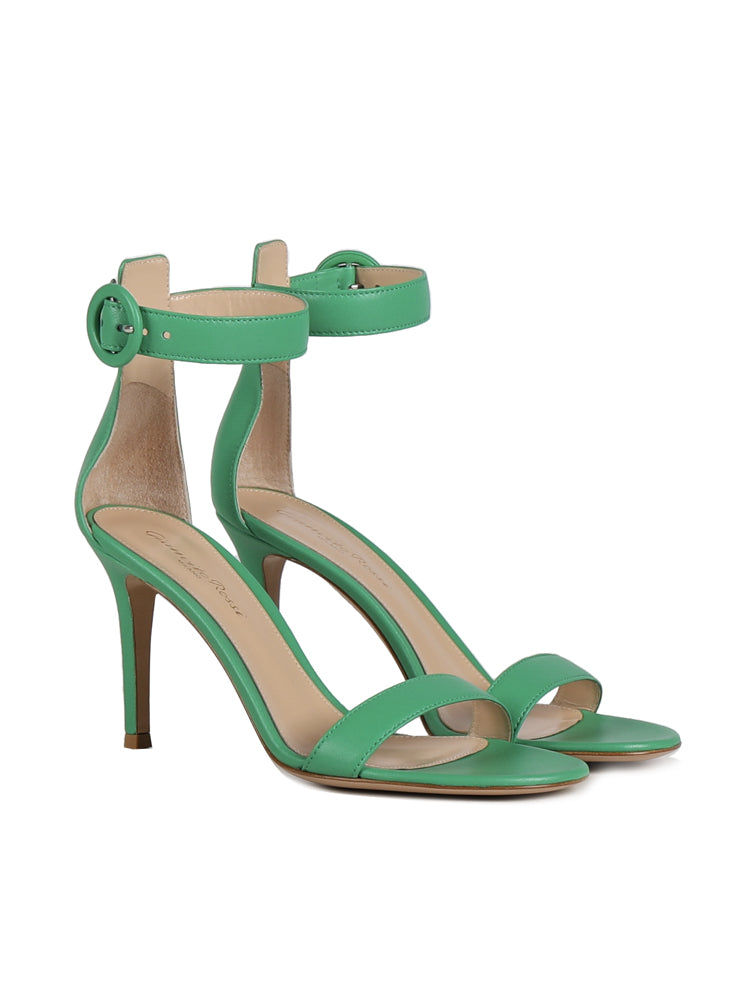 Gianvito Rossi Sandals Green Calfskin