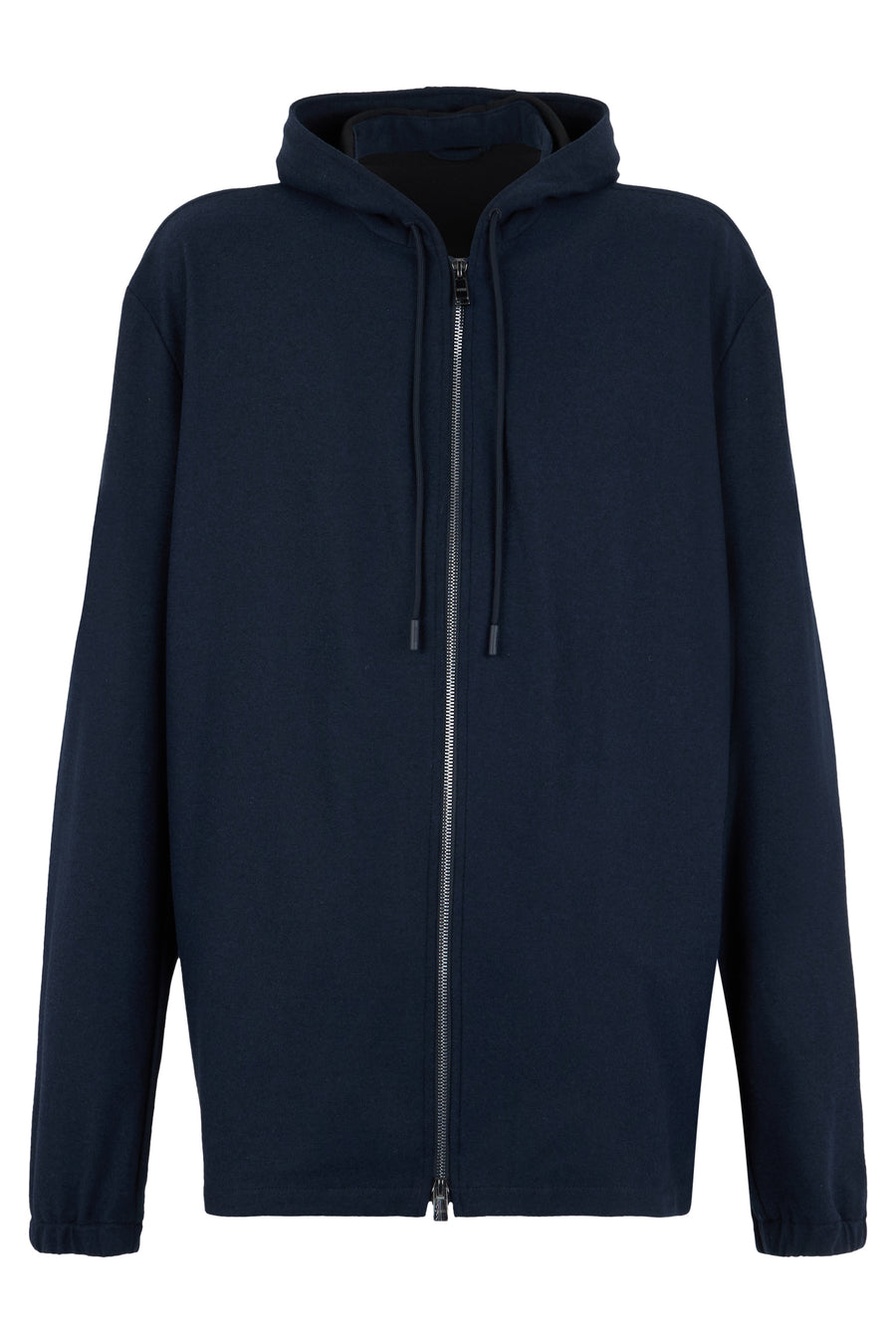 Hooded Sweatshirt Blue Polyester