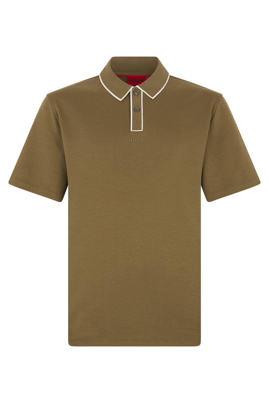 Polo Shirt Khaki Cotton