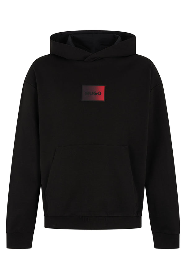 Hooded Cotton Sweatshirt Black Jumpers