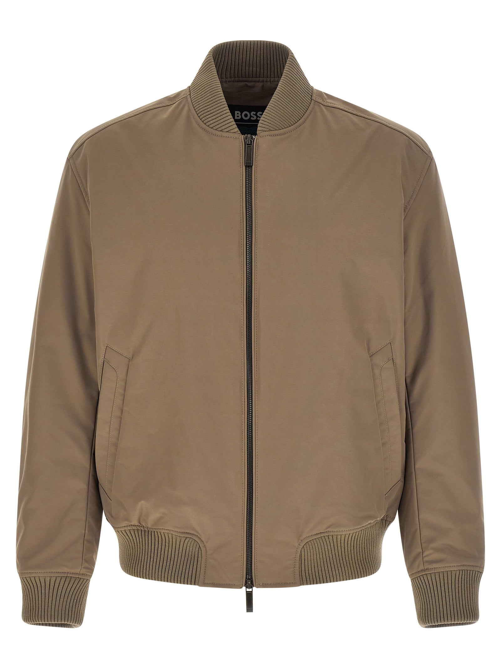 BOSS x Aston Martin Cantin bomber jacket Gray Polyester Down Jacket, Parka, Casual