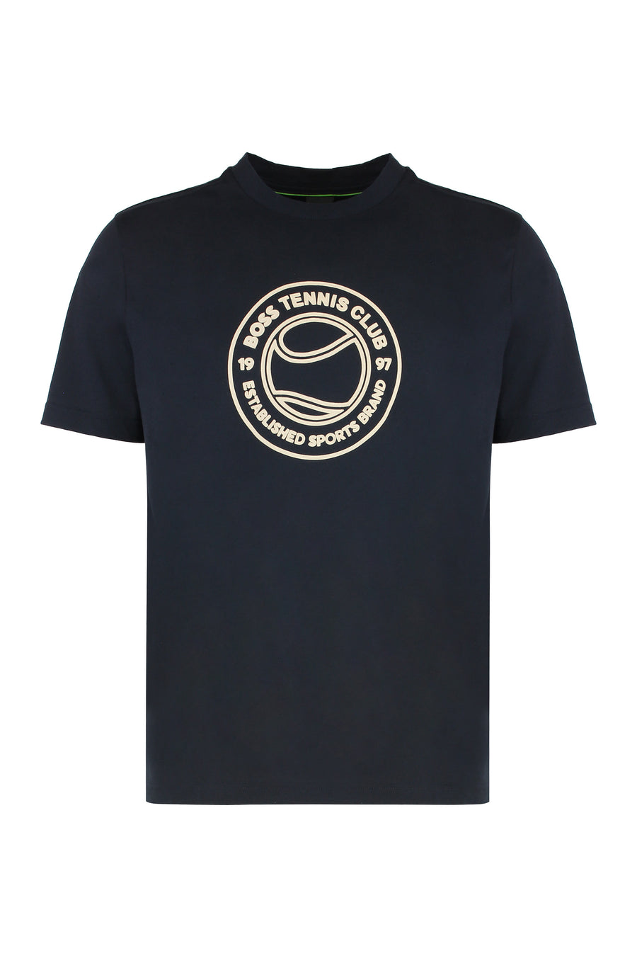 Cotton Jersey T-Shirt With Sporty Graphics Blue T-shirts