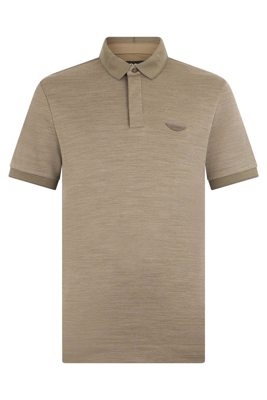 Polo Shirt Cotton-Wool Beige