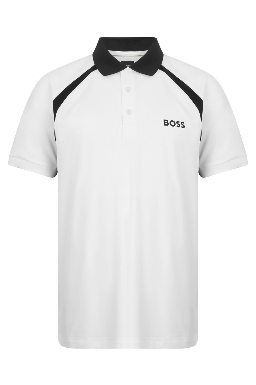 Slim-Fit Polo Shirt White Polyester