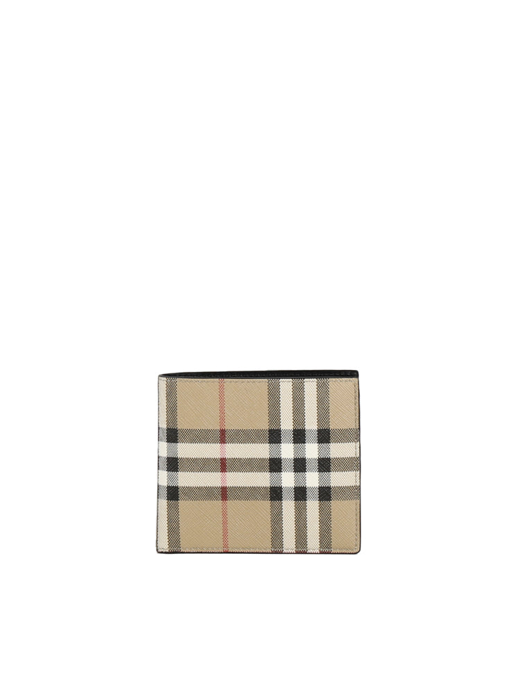 Burberry Wallets Beige Cotton