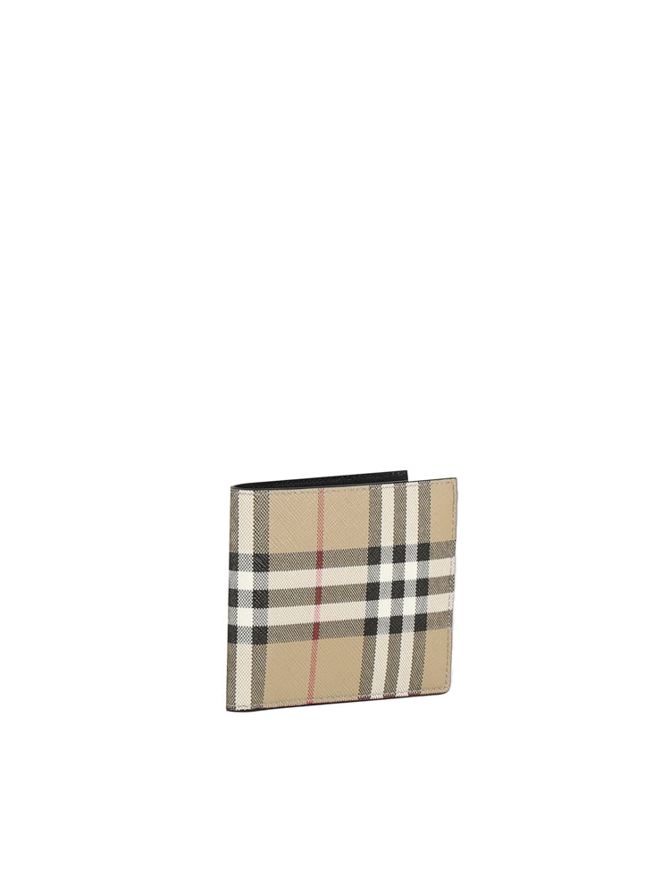 Burberry Wallets Beige Cotton