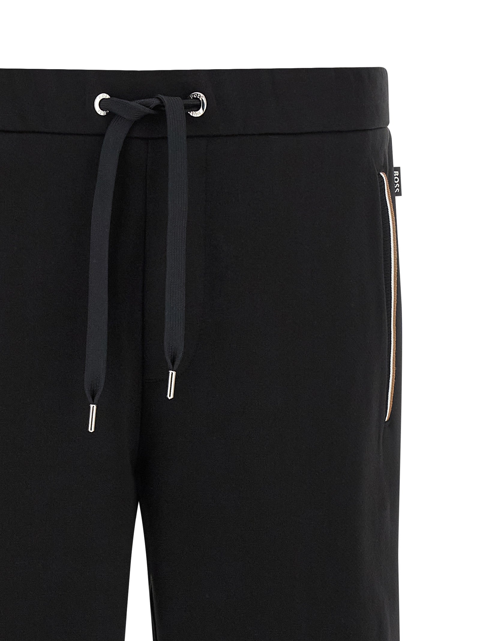 Insert joggers Black Cotton Pant