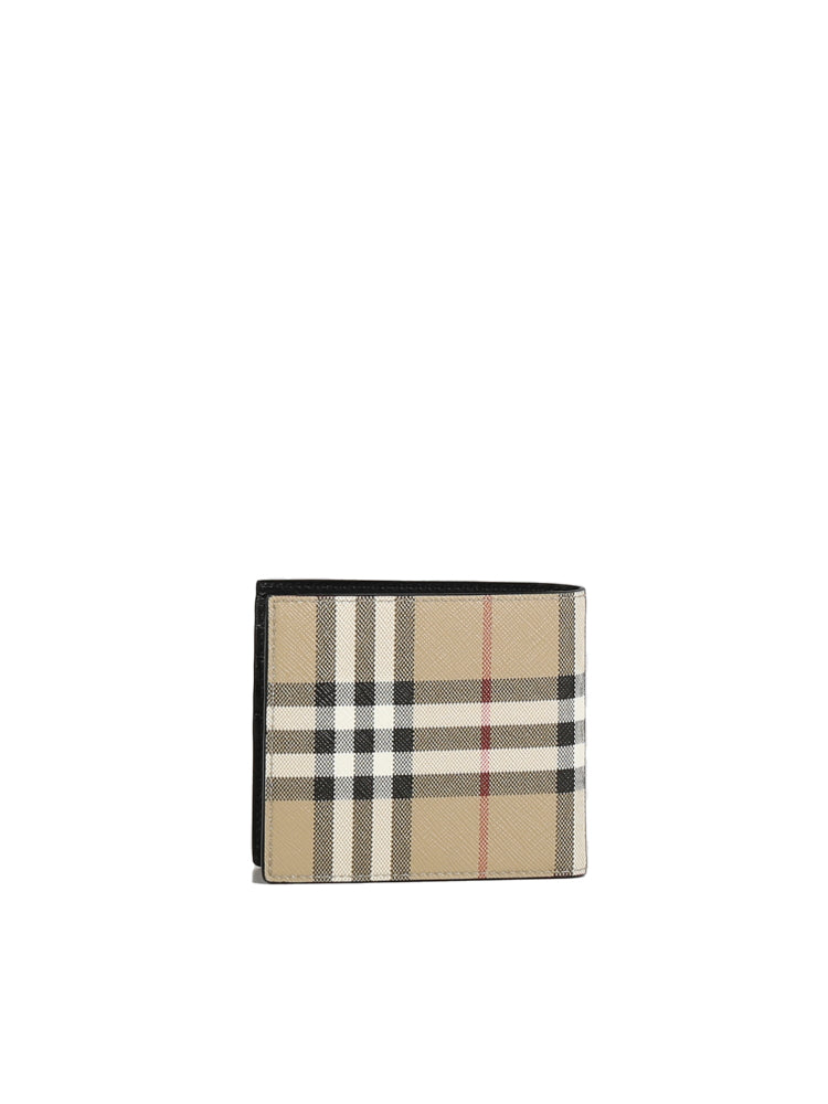 Burberry Wallets Beige Cotton