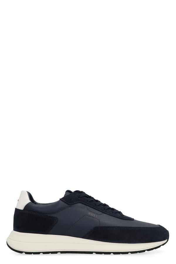 Low-Top Vinston Sneakers Blue Cow Hide Trainers