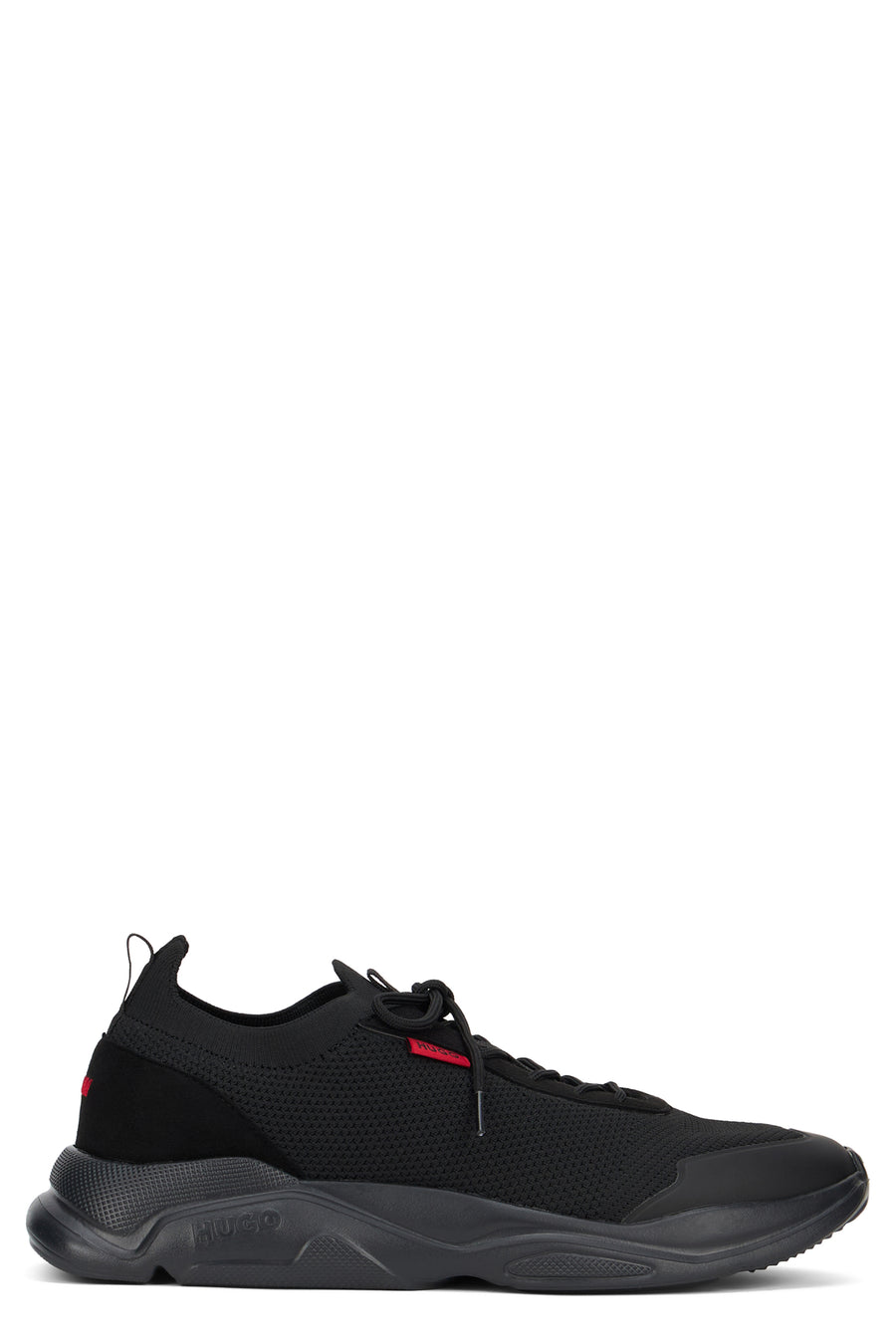 Low-Top Sneakers Leon Black Polyester Trainers