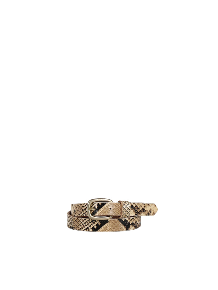 Golden Goose Belts Sand/black Calfskin