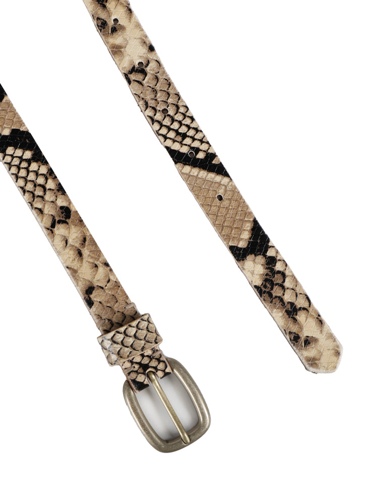 Golden Goose Belts Sand/black Calfskin