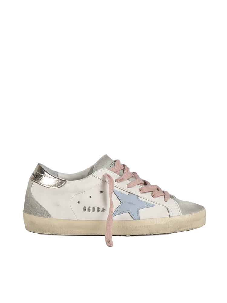 Golden Goose Sneakers White/ice/powder Blue Cowskin