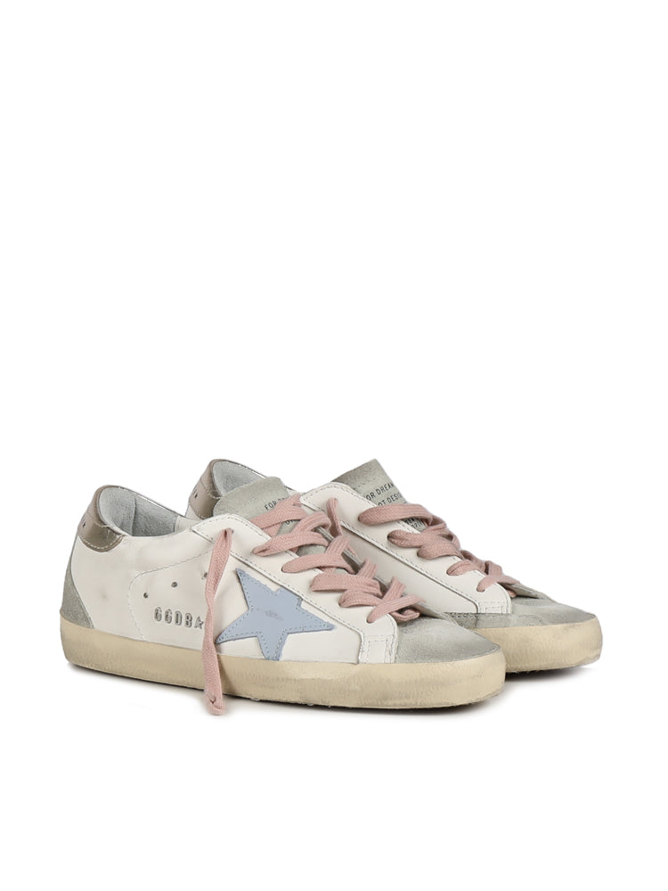 Golden Goose Sneakers White/ice/powder Blue Cowskin