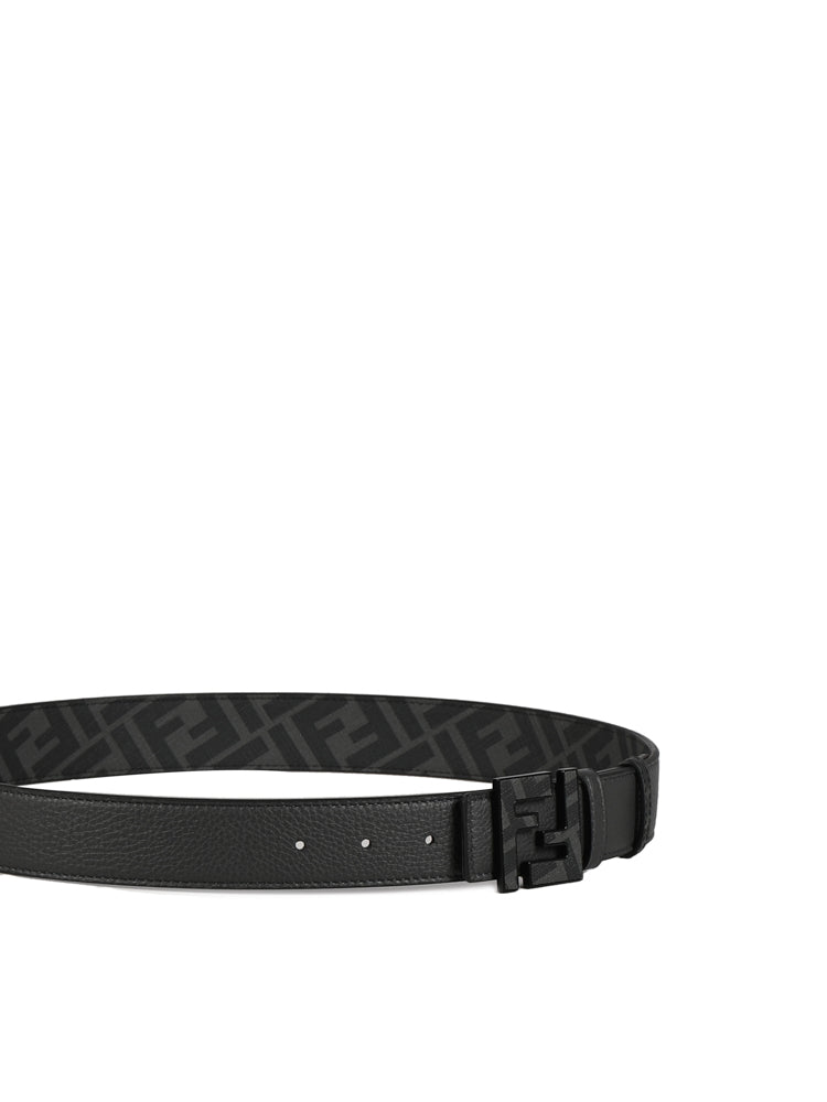 Fendi Belts Grey Calfskin