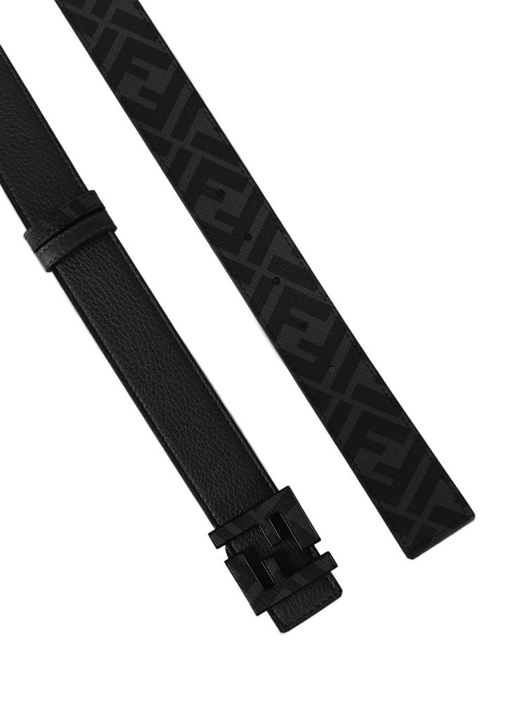 Fendi Belts Grey Calfskin