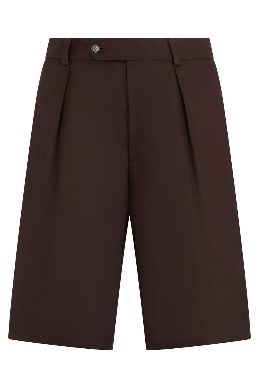 Shorts Medium Brown Cotton